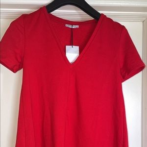 Dress, color red, size small, brand Zara